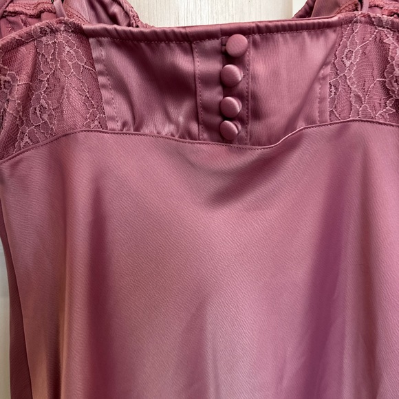 Urban Outfitters satin slip dress — dusty rose — size M - Picture 10 of 16